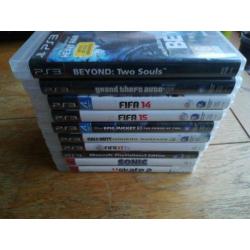 Nette Playstation 3 met 1 controller+10 games