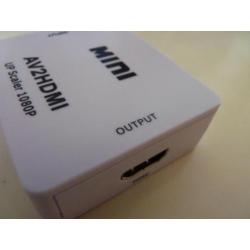 converter VIDEO naar HDMI (geel-rood-wit naar HDMI )