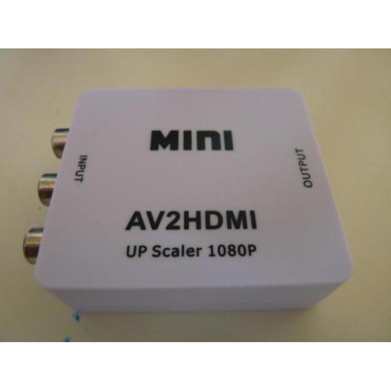 converter VIDEO naar HDMI (geel-rood-wit naar HDMI )